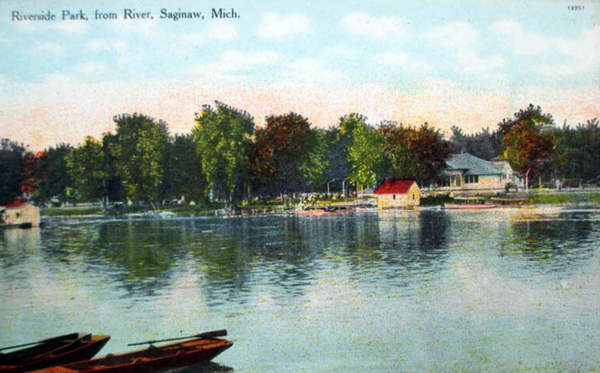 Riverside Park - Old Post Card View